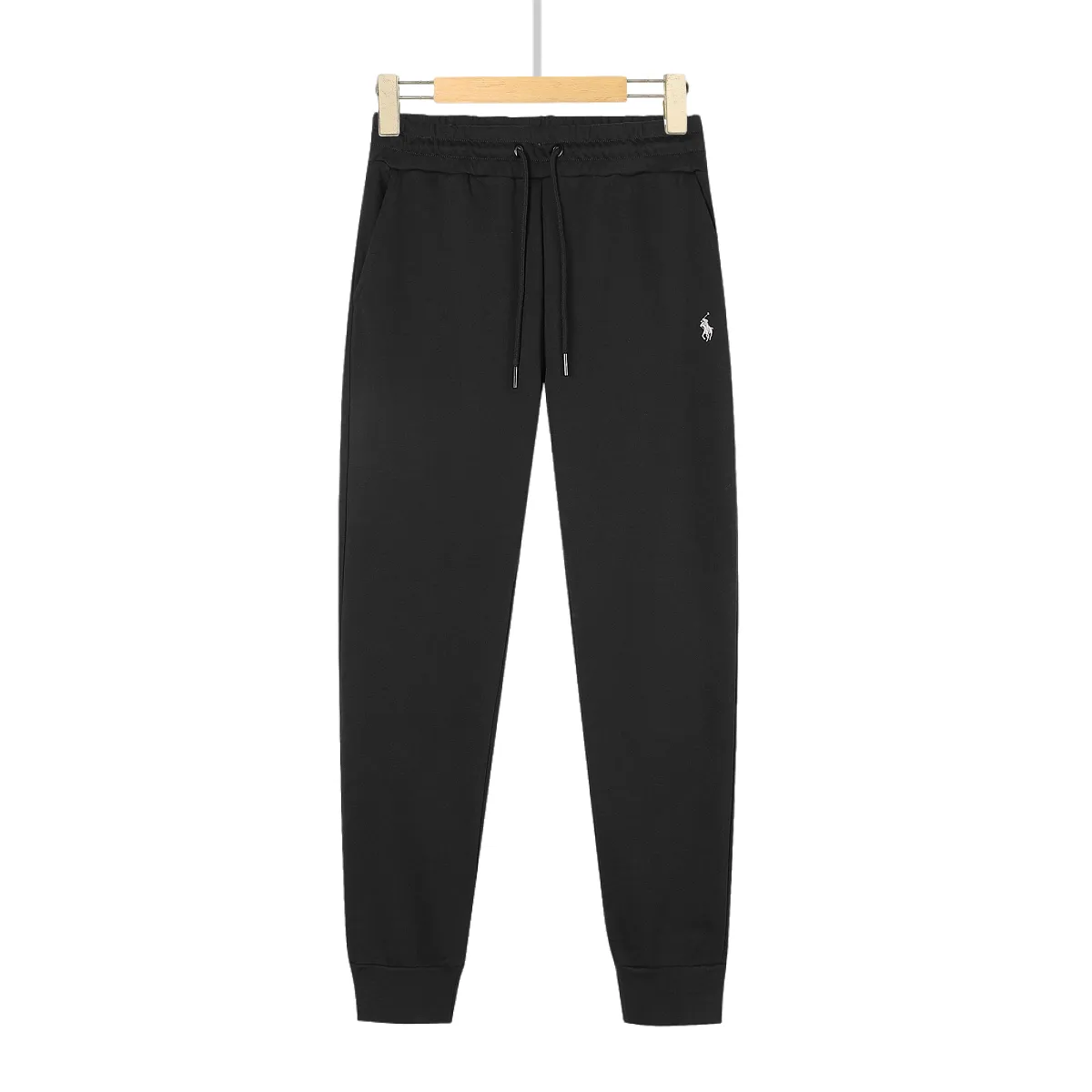 P190 2716#RL Ralph Lauren pony embroidered sweatpants and trousers Color: black gray dark blue Size: M-XXL Fabric: 350g pure cotton terry